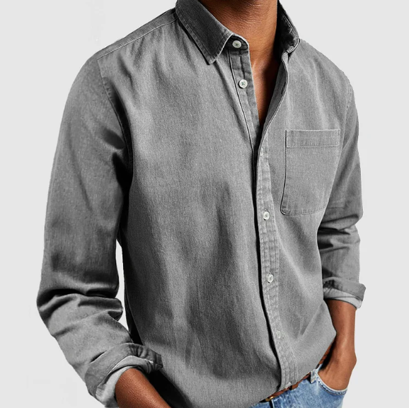 Button-Up-Shirt-Collared-Cotton-Long-Sleeve-Shirt-Mens-Shirt-Shirts-Chaps-London-Gray-S-Chaps-London-5_600x600.png