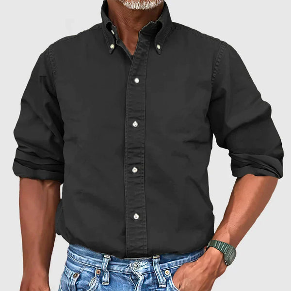 Long-Sleeve-Shirt-Casual-Collared-Button-Up-Shirt-Mens-Shirts-Shirts-Chaps-London-Black-S-Chaps-London-11_600x600.jpg