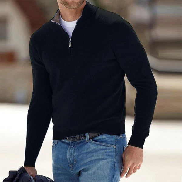 Mens-Quarter-Zip-Sweater-Knitted-Pullover-Polo-Jumper-Mens-Half-Zip-Jumper-Fashion-Men-Sweater-Pullover-Fall-Chaps-London-Black-S-Chaps-London-9_600x600.jpg