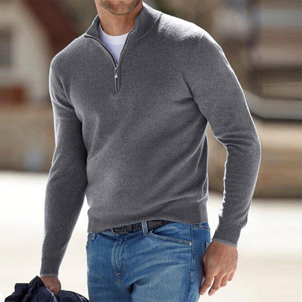 Mens-Quarter-Zip-Sweater-Knitted-Pullover-Polo-Jumper-Mens-Half-Zip-Jumper-Fashion-Men-Sweater-Pullover-Fall-Chaps-London-Gray-S-Chaps-London-3_600x600.jpg