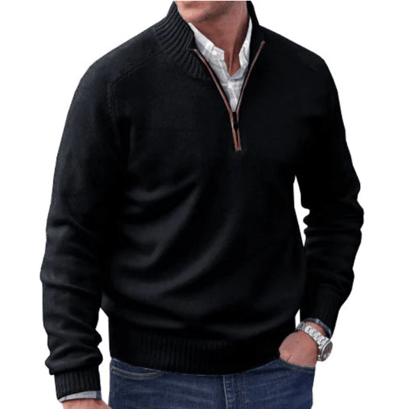 Quarter-Zip-Jumper-Mens-Knitted-Polo-Strickwaren-Chaps-London-Black-S-Chaps-London_600x600.png